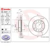Image de Disque de frein BREMBO 09D43111 avant, ventilé, à haute teneur en carbone, 1 pièce