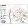 Image de Disque de frein BREMBO 09D33911 arrière, ventilé, rainuré, à haute teneur en carbone, 1 pièce