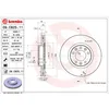 Image de Disque de frein BREMBO 09C82511 avant, ventilé, à haute teneur en carbone, 1 pièce