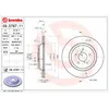 Image de Disque de frein BREMBO 09.D767.11 arrière, ventilé, 1 pièce