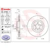 Image de Disque de frein BREMBO 09D76611 avant, ventilé, à haute teneur en carbone, 1 pièce