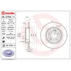 Image de Disque de frein BREMBO 08D75811 arrière, plein, à haute teneur en carbone, 1 pièce