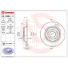 Image de Disque de frein BREMBO 08.D864.11 arrière, plein, 1 pièce