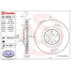 Image de Disque de frein BREMBO 09D93811 avant, ventilé, rainuré, à haute teneur en carbone, 1 pièce