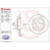 Image de Disque de frein BREMBO 08D75721 arrière, plein, 1 pièce