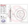 Image de Disque de frein BREMBO 09D55123 arrière, ventilé, à haute teneur en carbone, 1 pièce
