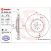 Image de Disque de frein BREMBO 09D06933 avant, ventilé, à haute teneur en carbone, 1 pièce