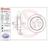 Image de Disque de frein BREMBO 08D41511 arrière, plein, à haute teneur en carbone, 1 pièce