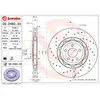 Image de Disque de frein BREMBO 09D48233 arrière, ventilé, à haute teneur en carbone, 1 pièce