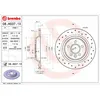 Image de Disque de frein BREMBO XTRA LINE BREMBO 08.A537.1X, 1 pièce