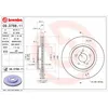 Image de Disque de frein BREMBO 09D76811 avant, ventilé, 1 pièce