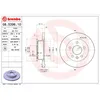 Image de Disque de frein BREMBO 08.5396.10, avant, plein, 1 pièce