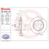 Image de Disque de frein BREMBO 09.5640.20, avant, ventilé , 1 pièce