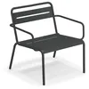 Image de Emu - Fauteuil bas empilable Star - Métal - Tôle galvanisée