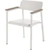 Image de Emu - Fauteuil empilable Shine - Blanc - Teck - Designer Arik Levy