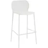 Image de Emu - Tabouret haut empilable Darwin - Blanc - Acier verni - Designer LucidiPevere Studio