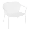 Image de Emu - Fauteuil empilable Darwin - Blanc - Acier verni - Designer LucidiPevere Studio