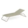 Image de Emu - Transat inclinable à roulettes Snooze - Beige - Tissu technique - Designer Marco Marin