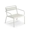 Image de Emu - Fauteuil bas empilable Star - Blanc - Tôle galvanisée