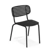 Image de Emu - Chaise empilable Mom - Noir - Acier verni - Designer Florent Coirier