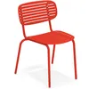 Image de Emu - Chaise empilable Mom - Rouge - Acier verni - Designer Florent Coirier