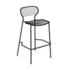 Image de Emu - Tabouret haut empilable Apero - Noir - Acier verni - Designer Martin Drechsel