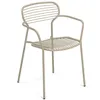 Image de Emu - Fauteuil empilable Apero - Beige - Acier verni - Designer Martin Drechsel
