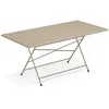 Image de Emu - Table rectangulaire Arc en Ciel - Beige - Acier verni