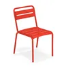 Image de Emu - Chaise empilable Star - Rouge - Aluminium