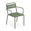 Image de Emu - Fauteuil empilable Star - Vert - Aluminium