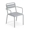 Image de Emu - Fauteuil empilable Star - Gris - Aluminium