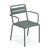 Image de Emu - Fauteuil empilable Star - Vert - Aluminium