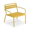 Image de Emu - Fauteuil bas empilable Star - Jaune - Aluminium