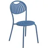 Image de Emu - Chaise empilable Coupole - Bleu - Acier verni - Designer Emu Studio