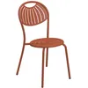 Image de Emu - Chaise empilable Coupole - Rouge - Acier verni - Designer Emu Studio