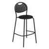Image de Emu - Tabouret de bar Coupole - Noir - Acier verni - Designer Emu Studio