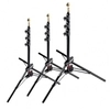 Image de Manfrotto Lighting 1051BAC-3 kit de 3 pieds alu mini compact air comprimé noir