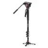 Image de MANFROTTO monopode vidéo aluminium MVMXPRO500 avec base Fluidtech et plateau rapide