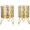 Image de Cache-pot Mauro Ferretti Naty(x2) Doré 16x20-13x20 cm 1427950000