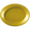 Image de Assiette Ovale Or - 25.5x19cm - lot de 25