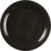 Image de Assiette à desserts noire - 18.5cm - lot de 25