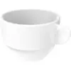 Image de Tasse à Double Expresso Blanche 16,6cl - Lot de 6