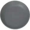 Image de Assiette Plate Incassable Gris Anthracite ø 21cm