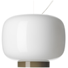 Image de Foscarini - Suspension Chouchin - Gris - Verre soufflé bouche laqué - Designer Ionna Vautrin