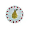 Image de Bitossi Home - Assiette à dessert Quadri - Bleu - Porcelaine