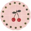 Image de Bitossi Home - Assiette à dessert Quadri - Rose - Porcelaine
