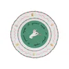 Image de Bitossi Home - Assiette à dessert Pangea - Vert - Porcelaine - Designer Pangea