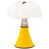 Image de Martinelli Luce - Lampe de table Pipistrello - Jaune - Acier inox brossé - Designer Gae Aulenti