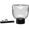 Image de Martinelli Luce - Lampe de table - Noir - Verre borosilicaté - Designer Min Dong