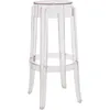Image de Kartell - Tabouret haut empilable Ghost - Transparent - Polycarbonate - Designer Philippe Starck